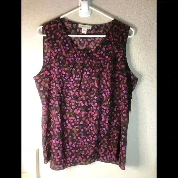 Coldwater Creek sleeveless top sz L NWT - Picture 1 of 5